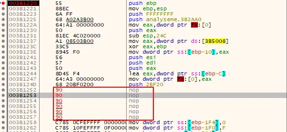 Binary patched